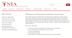 Desktop Screenshot of aneurysmdoctor.com